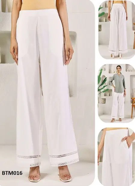 BTM012 To BTM022 Cotton Wholesale Western Palazzo Suppliers In Mumbai
